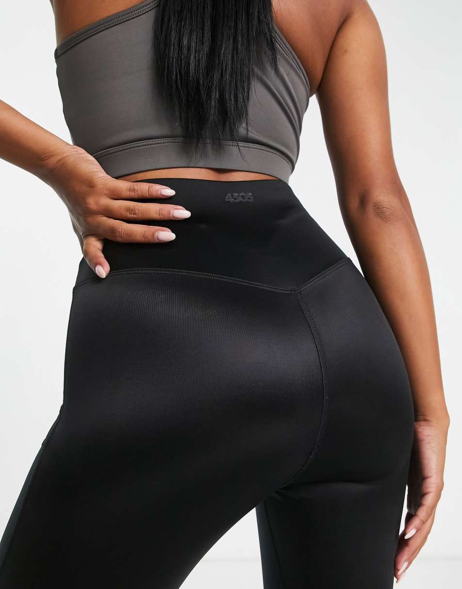 ASOS 4505 Hourglass legging in high shine and mesh