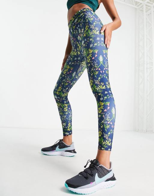 Floral-Print 7/8 Leggings