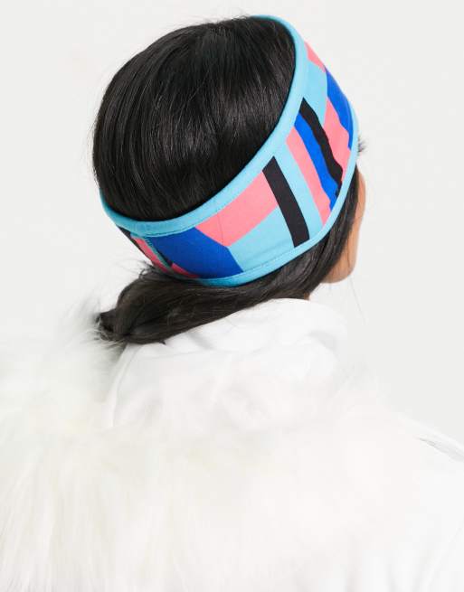 ASOS 4505 - Bandeau de ski réversible en polaire avec détail imprimé, 3 de 4