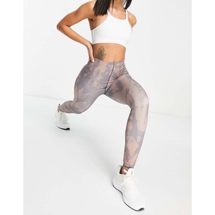 High-Rise Printed Compression Leggings for Women