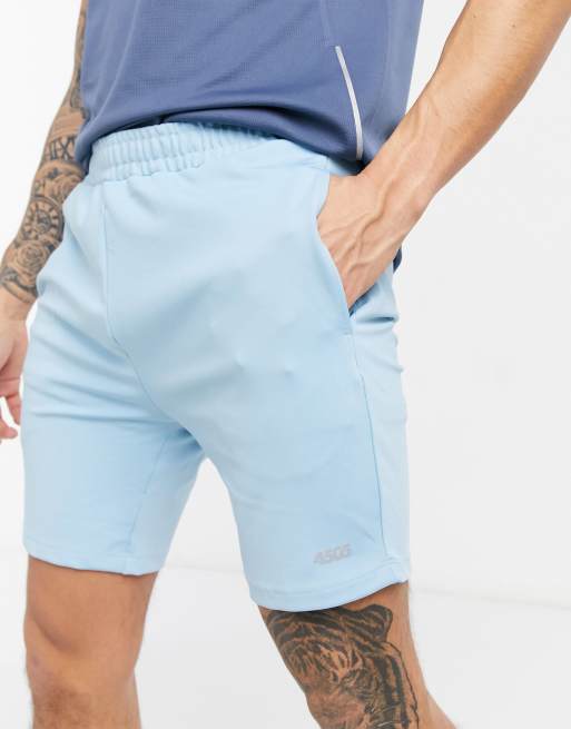 ASOS 4505 – Blå träningsshorts med extra smal passform