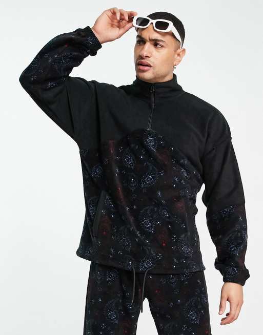 ASOS 4505 – Bluza polarowa oversize ze wzorem paisley