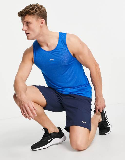 ASOS 4505 Canotta da allenamento in tessuto fiammato trasparente