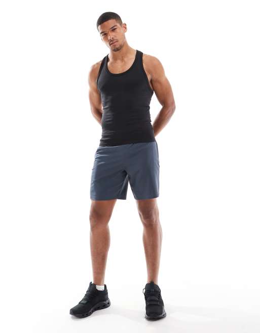 Cotone Smanicata Canottiera Uomo Palestra In Cotone Tank Top
