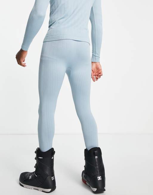 ASOS 4505 - Collant de sous-vêtement de ski en maille torsadée sans couture