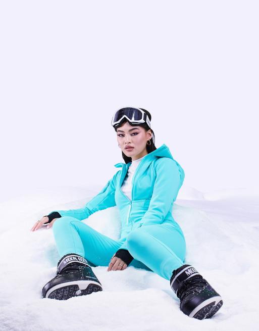 ASOS 4505 Combinaison de ski ajust e avec ceinture et capuche