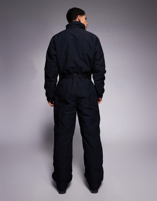 ASOS 4505 - Combinaison de ski coupe droite déperlante avec ceinture - Noir, 2 de 5