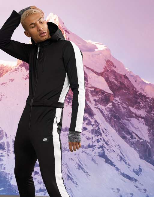 ASOS 4505 Combinaison de ski coupe slim a bande laterale