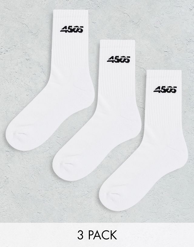 ASOS 4505 crew socks with anti bacterial finish 3-pack