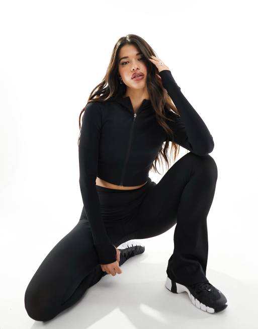 Active cropped hoodie online