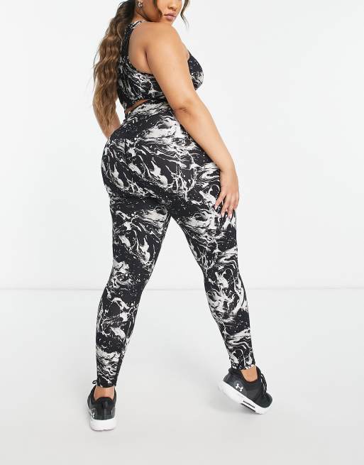 ASOS 4505 Curve 7/8 leggings in marble print, 2 of 4