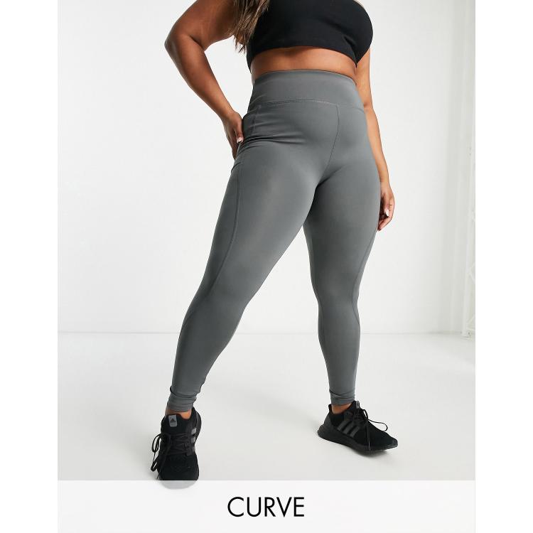 Plus Wrap Waist Booty Boost Shiny Leggings