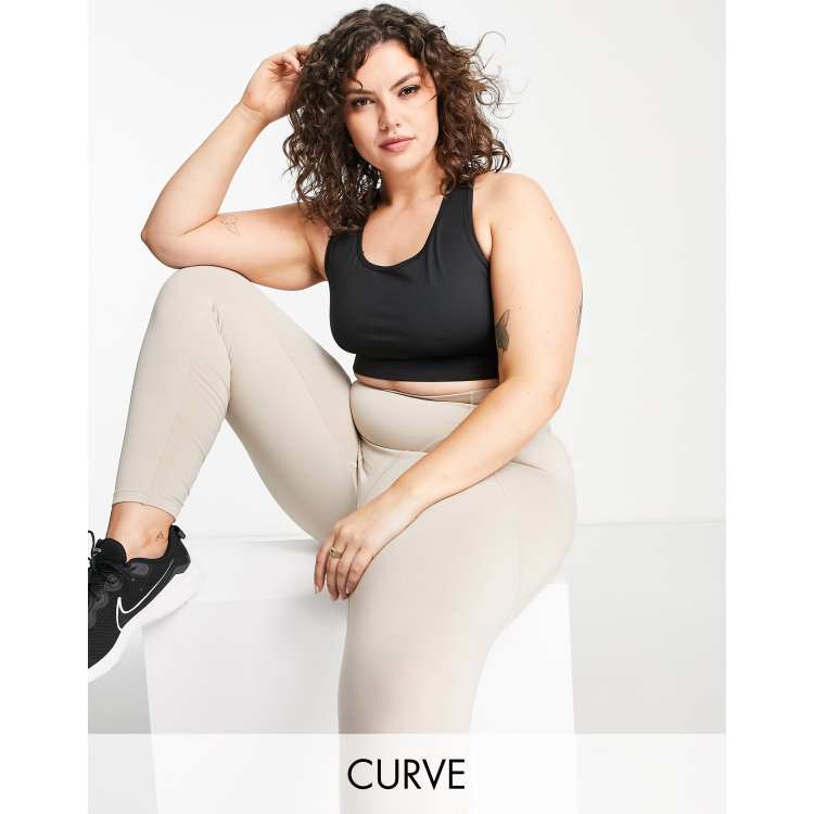 ASOS 4505 Curve - Brassière de sport maintien renforcé avec