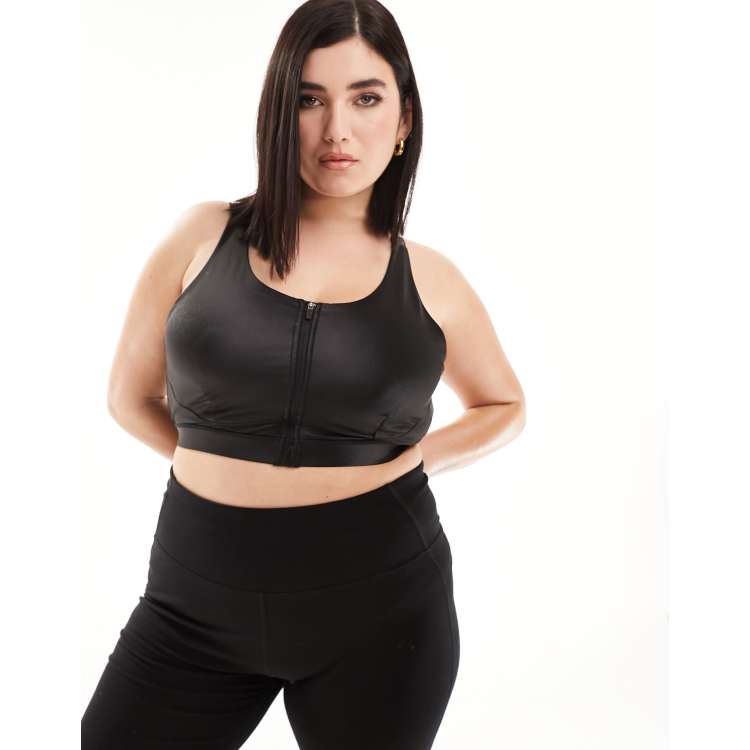 ASOS 4505 Curve - Brassière de sport maintien renforcé avec