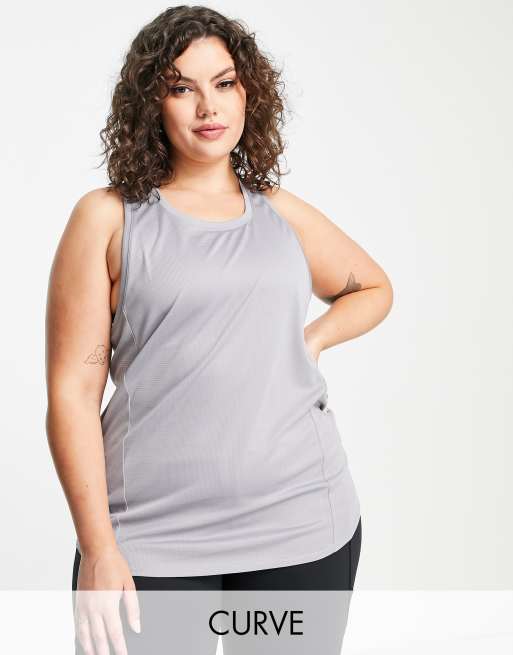 ASOS 4505 Curve - Canotta modello lungo con logo 