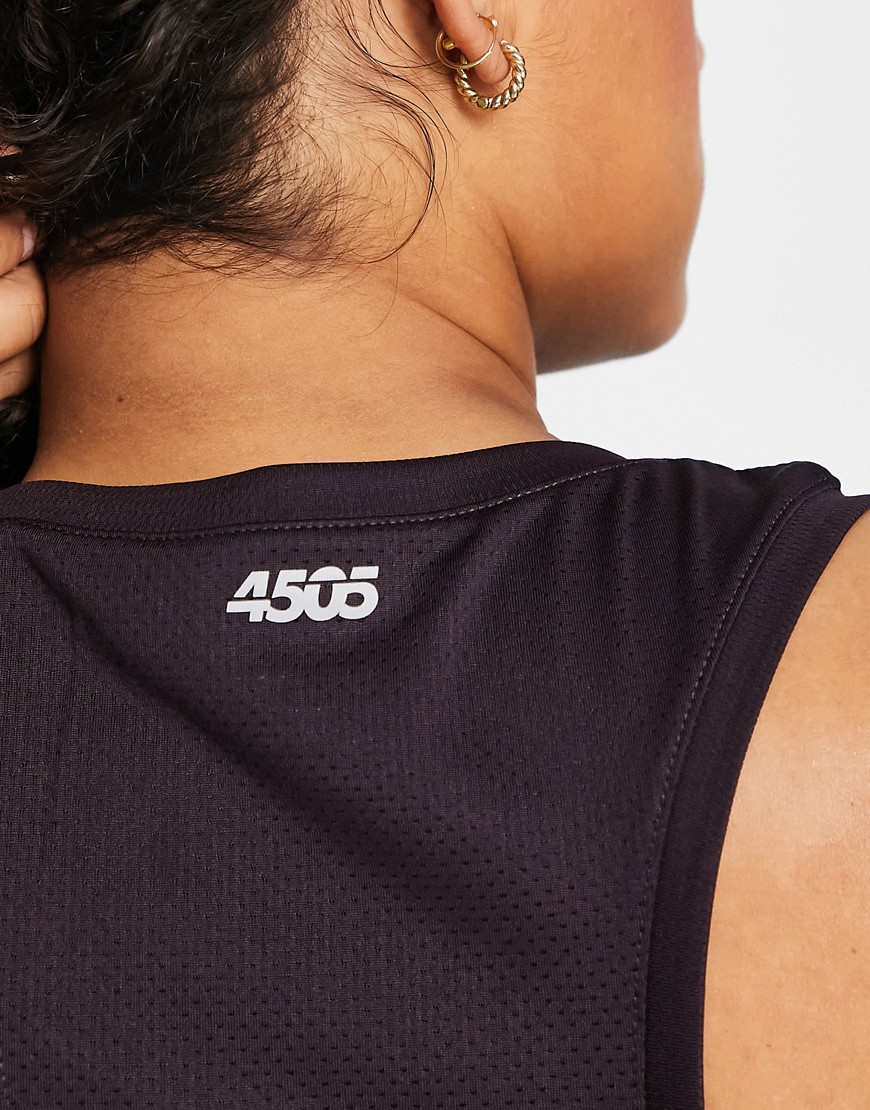 Canotta modello lungo con logo-Viola - ASOS T-shirt donna  - immagine1