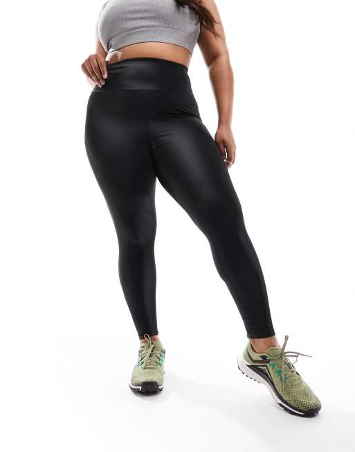 Curvy Highwaisted Training Tights, Black