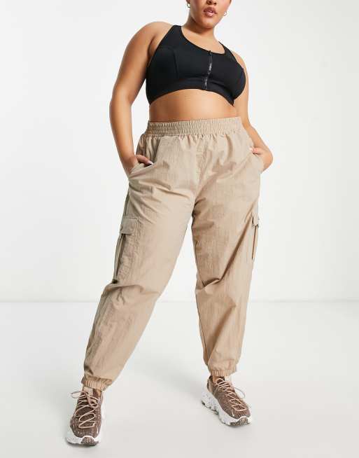 ASOS 4505 Curve exaggerated cargo trackies with utility pocket