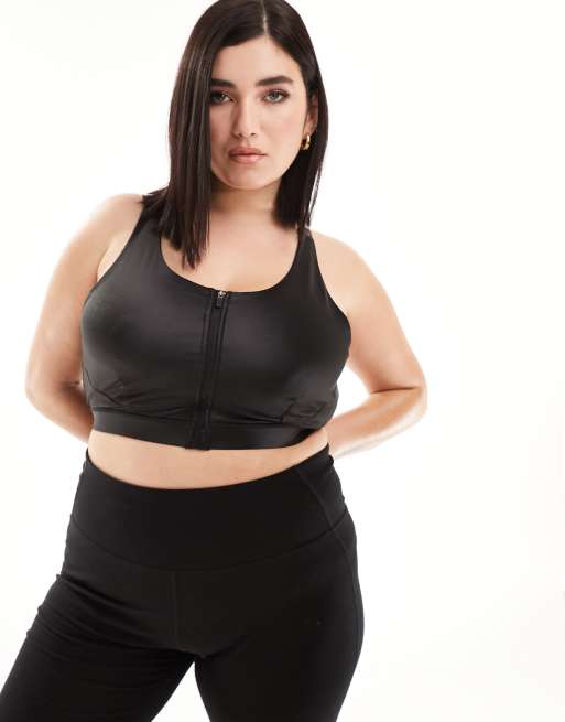 ASOS 4505 sports bra with back phone pocket