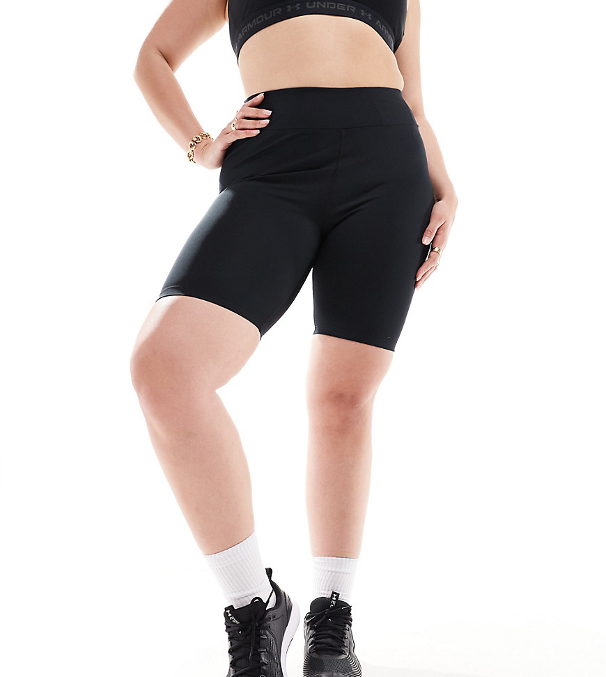 Asos Design 4505 Curve Icon 8 Inch Legging Shorts With Booty Sculpt Detail In Performance Fabric In Black