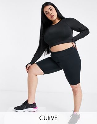ASOS 4505 icon legging shorts with booty sculpt detail