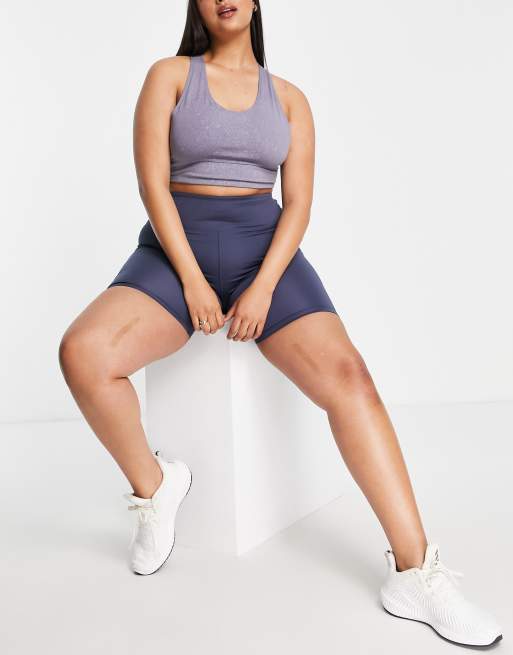 ASOS 4505 Curve - Icon - Korte booty legging met vormgevende naden aan de achterkant , 4 van 4