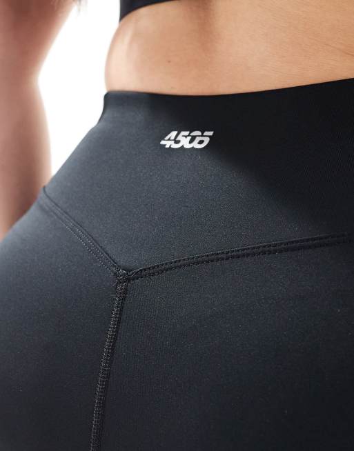 ASOS 4505 Curve – Icon – Krótkie czarne legginsy modelujące