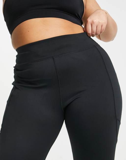 ASOS 4505 Curve - Icon - Løbeleggings med bindebånd i taljen og lomme , 3 af 4