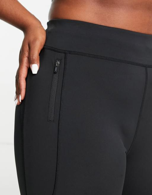 ASOS 4505 Curve – Icon – Leggings med knytmidja och ficka, 2 av 4