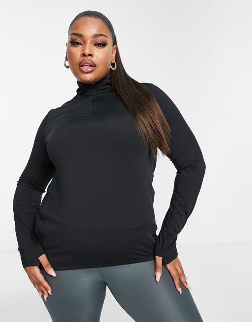 ASOS 4505 all sports long sleeve active top in white