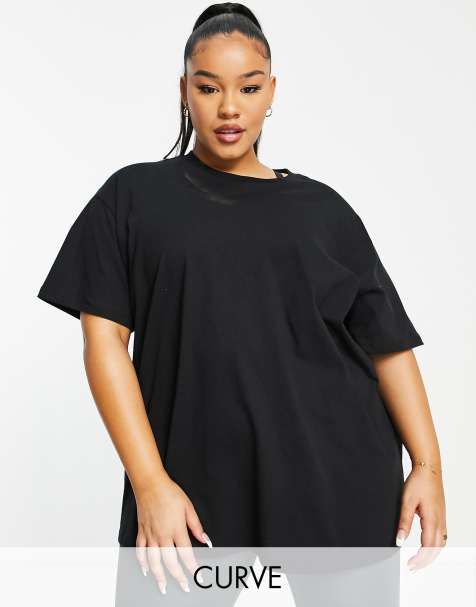 4505 Curve  Icon oversized t-shirt with quick dry in black 