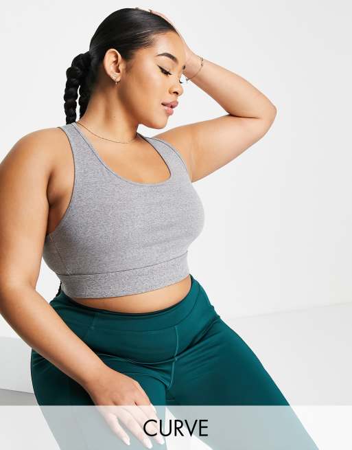 ASOS 4505 Curve Icon high support sports bra in black