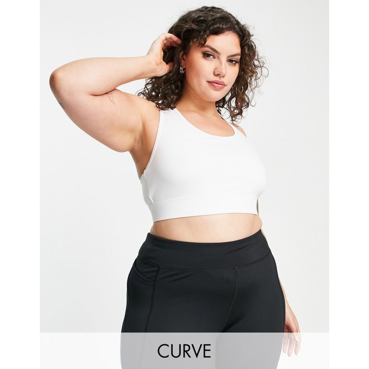 ASOS 4505 Curve Icon high support sports bra in black