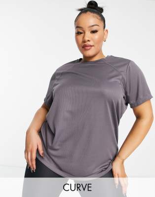 ASOS 4505 Curve icon performance t-shirt-Black