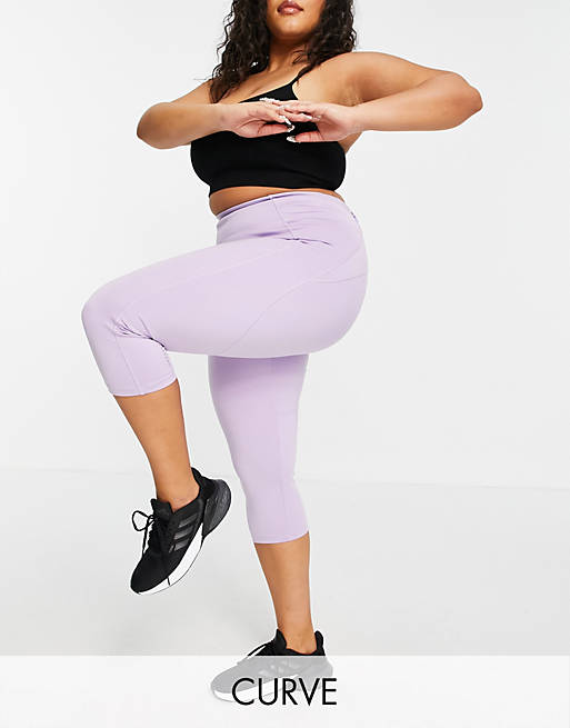 Reebok Women's Workout Ready Basic Capri Leggings (Plus, 51% OFF