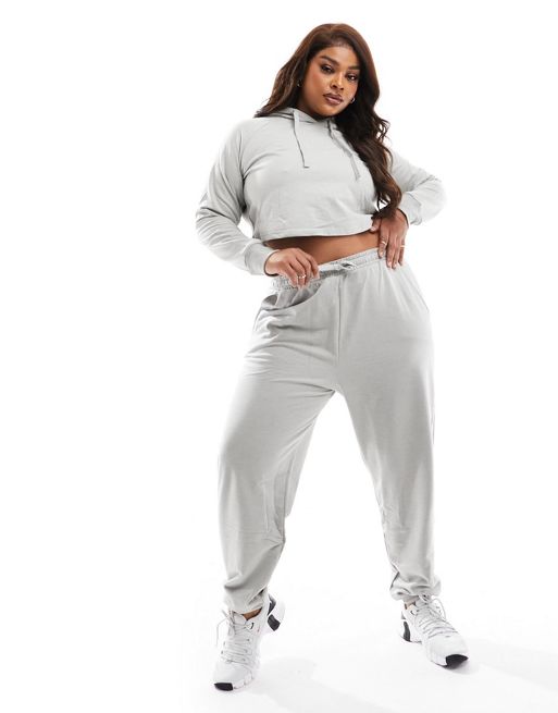 Womens Grey Co-ord Slim Fit Joggers