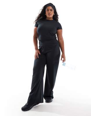 ASOS 4505 Curve - Icon - Weiche Tanzhose in Schwarz