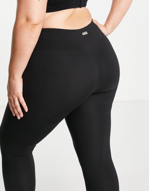 ASOS 4505 Petite yoga pants with turndown waistband