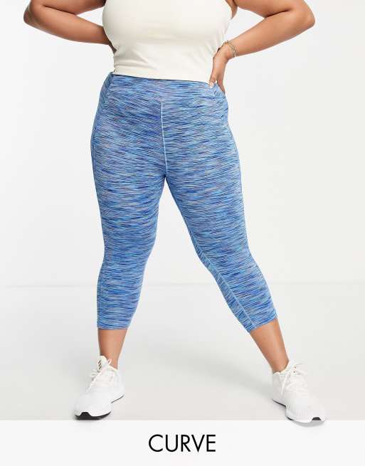 ASOS 4505 Curve - Leggings capri mélange