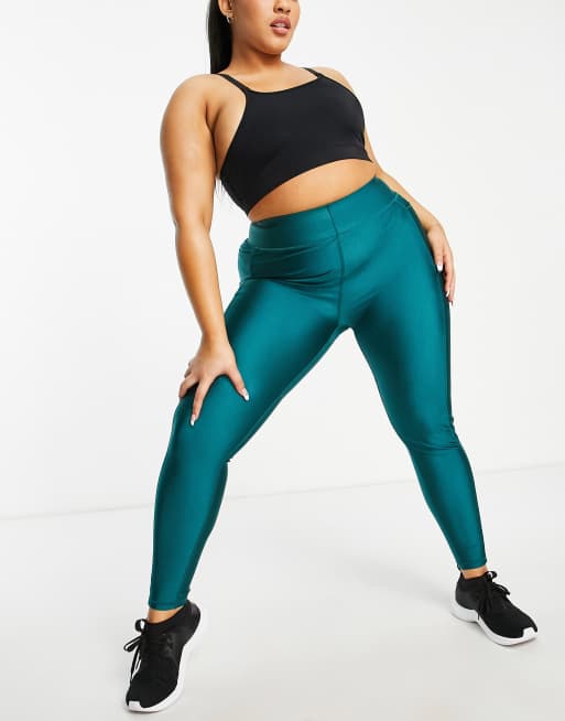 ASOS 4505 Curve - Leggings tecnici lucidi con tasca, 2 di 4