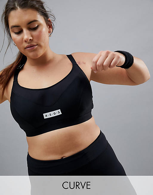 ASOS 4505 CURVE Molded Sports Bra With Underwire