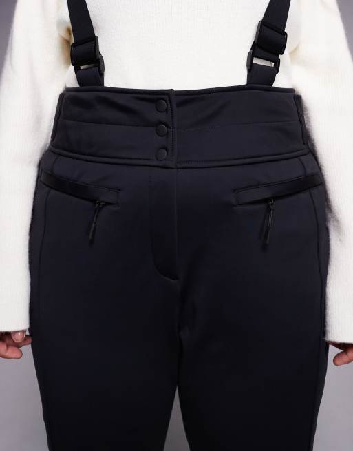 ASOS 4505 Curve - Pantalon de ski évasé en tissu déperlant - Noir, 4 de 5