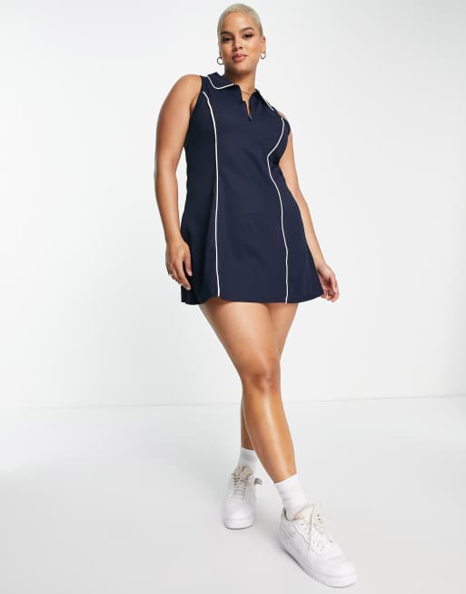 ASOS 4505 Tall Tennis Dress in White