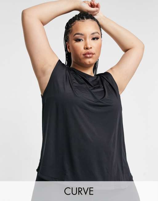 Sheer Tank Top - Black