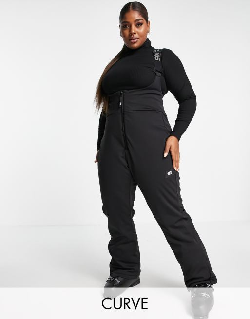 ASOS 4505 Curve – Ski-Latzhose mit hoher Taille