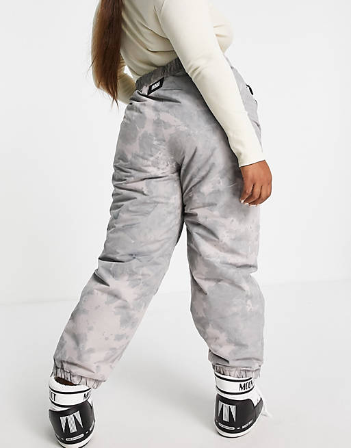  Curve ski oversized jogger in washed print 