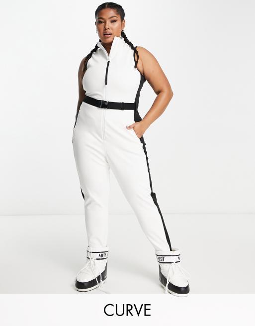 ASOS 4505 Ski Jumpsuit In All White