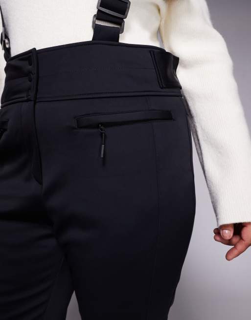 ASOS 4505 Curve – Ski – Wasserabweisende, ausgestellte Softshell-Skihose in Schwarz, 5 von 5