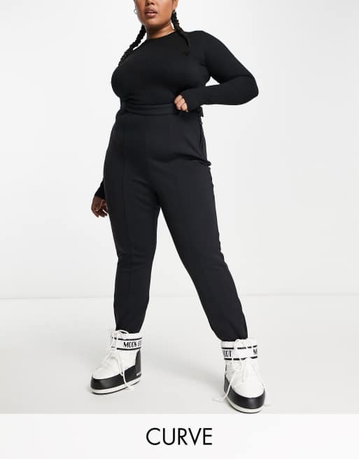 ASOS 4505 Curve – Skidbyxor med fothällor och extra smal passform