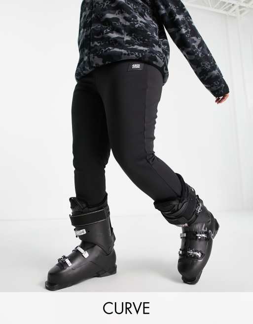 ASOS 4505 Curve - Skinny-skibukser med fodstropper